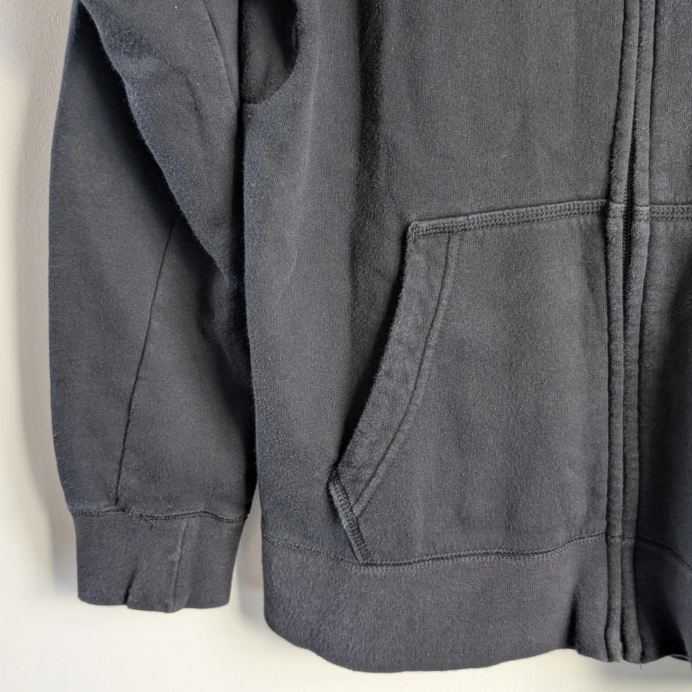 Nike SB Boys XL Hoodie Black White Icon Full Zip Youth Size 18-20 832529-010